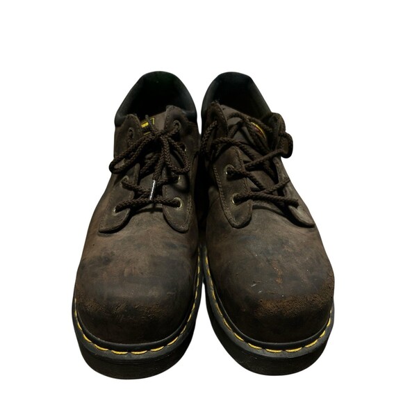 Dr. Martens Industrial Steel Toe Boots Men\'s Sz 13 US Safety Shoe Brown Aw140 main image 8